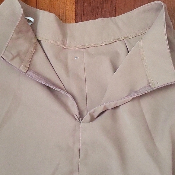 Shein Tan Button Down Midi Skirt - Picture 4 of 7